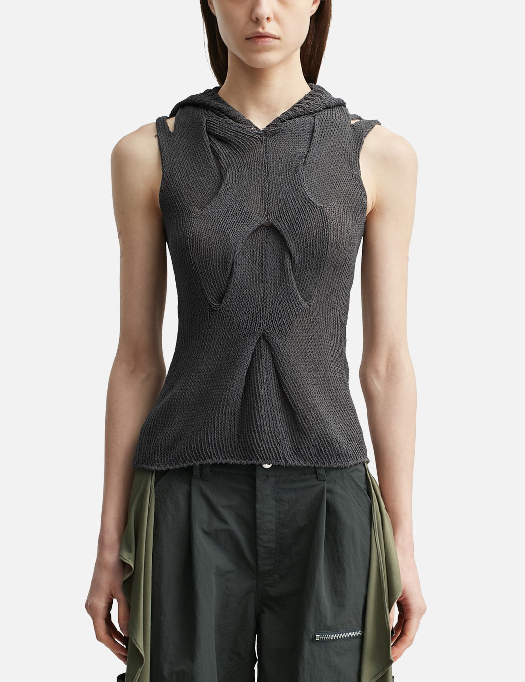 Nache ナチェ 【本物保証】 ニット ストリート系 レディース Out In Knitted Sleeveless