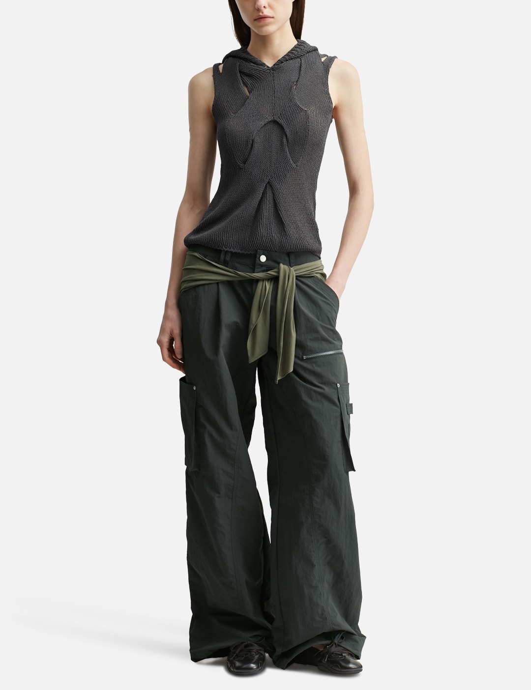 Nache ナチェ 【本物保証】 ニット ストリート系 レディース Out In Knitted Sleeveless