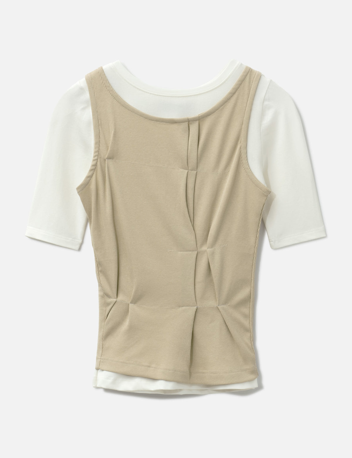 Nache ナチェ 【本物保証】 Tシャツ ストリート系 レディース Folded Layered T-Shirt