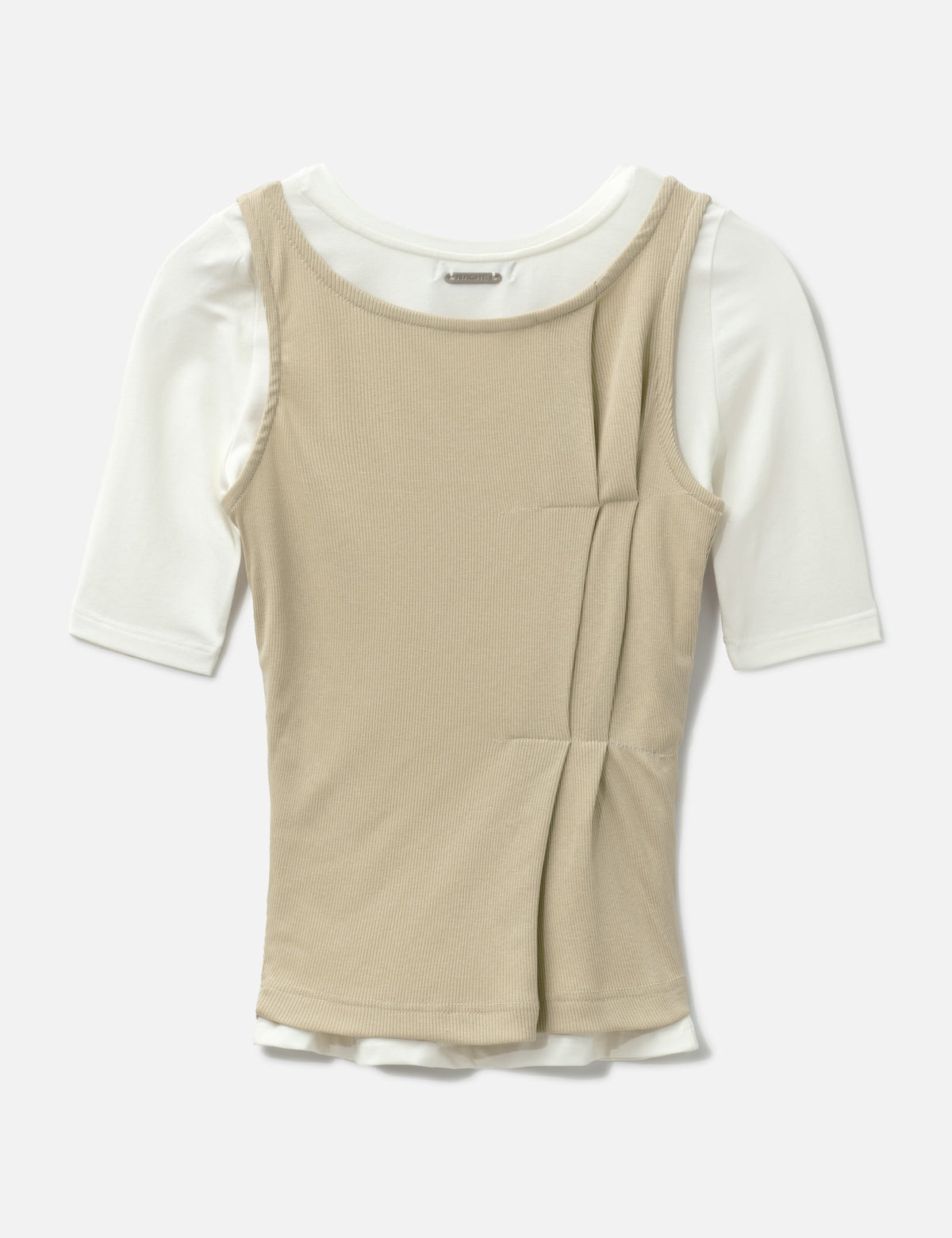 Nache ナチェ 【本物保証】 Tシャツ ストリート系 レディース Folded Layered T-Shirt