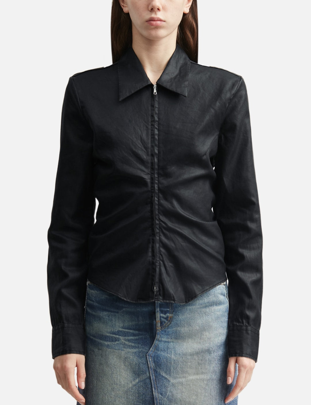 Our Legacy アワー レガシー 【本物保証】 シャツ ストリート系 レディース Slim Zip Shirt