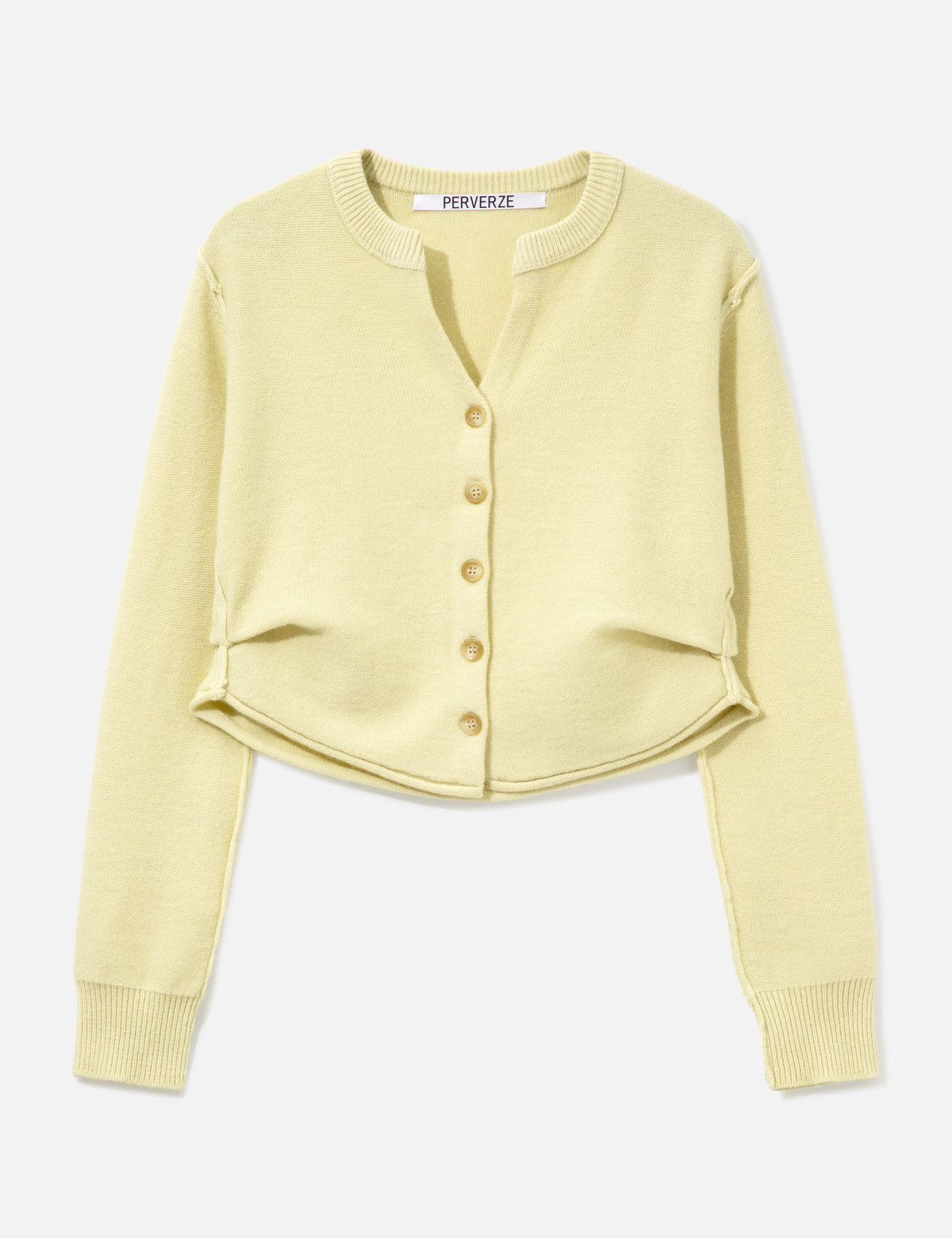 Perverze パーバーズ 【本物保証】 カーディガン ストリート系 レディース Side-Tuck Knit Cardigan