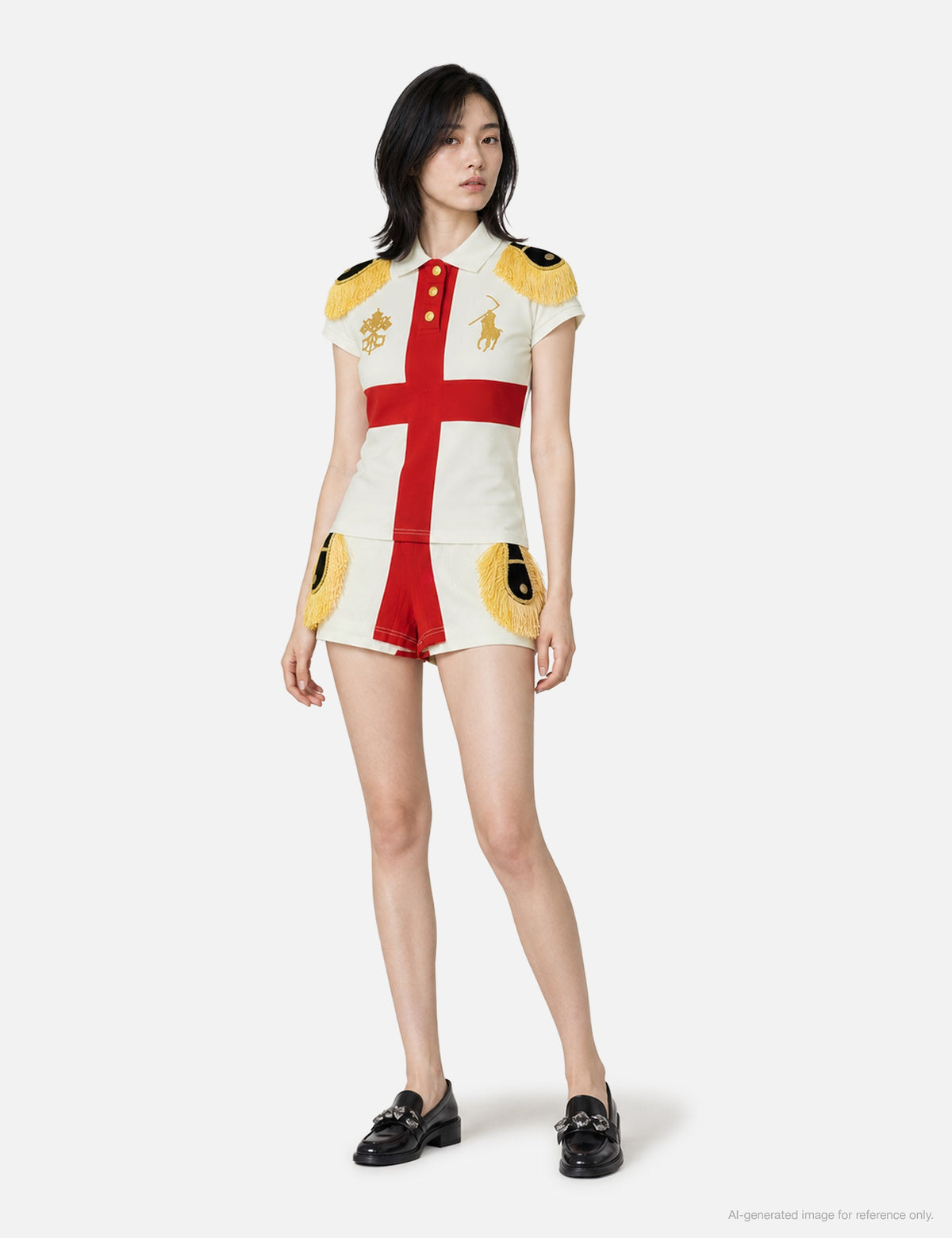 Praying 祈り 【本物保証】 シャツ ストリート系 レディース Epaulette Women's Top White