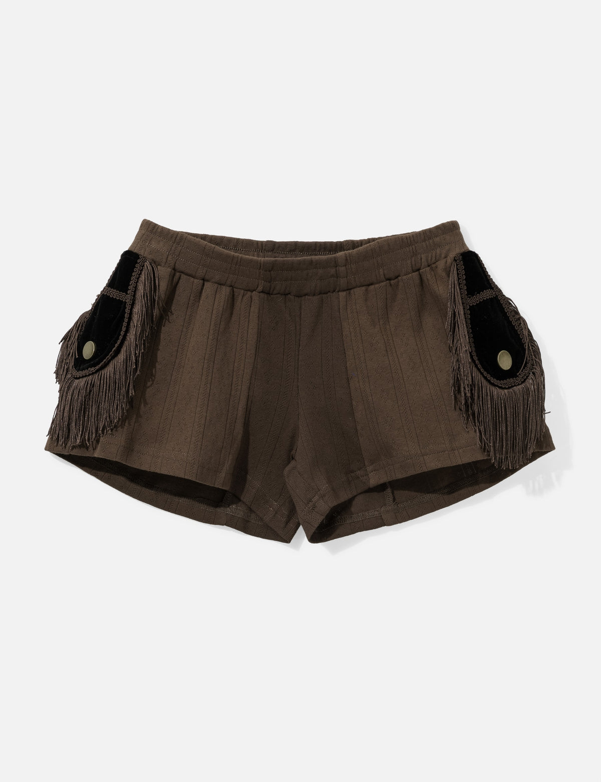 Praying 祈り 【本物保証】 ショートパンツ ストリート系 レディース Epaulette Womens Shorts Brown