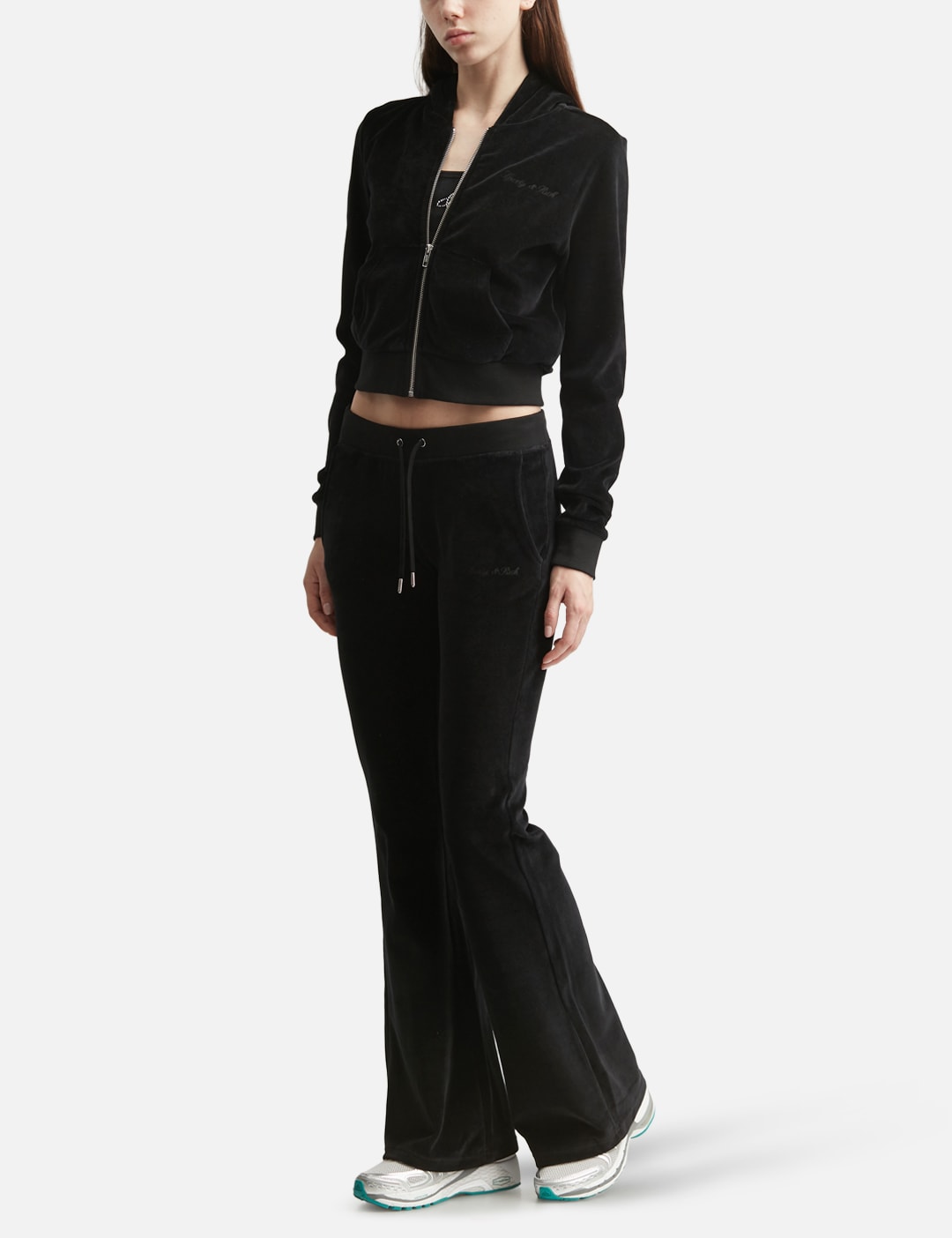 Sporty And Rich スポーティ＆リッチ【本物保証】 パンツ ストリート系 レディース Signature Logo Krystal Sweatpant
