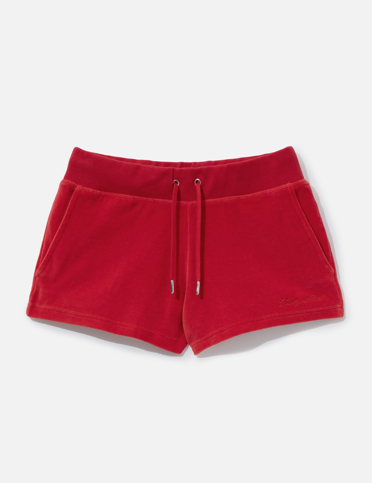 Sporty And Rich スポーティ＆リッチ【本物保証】 ショートパンツ ストリート系 レディース Signature Logo Krystal Short