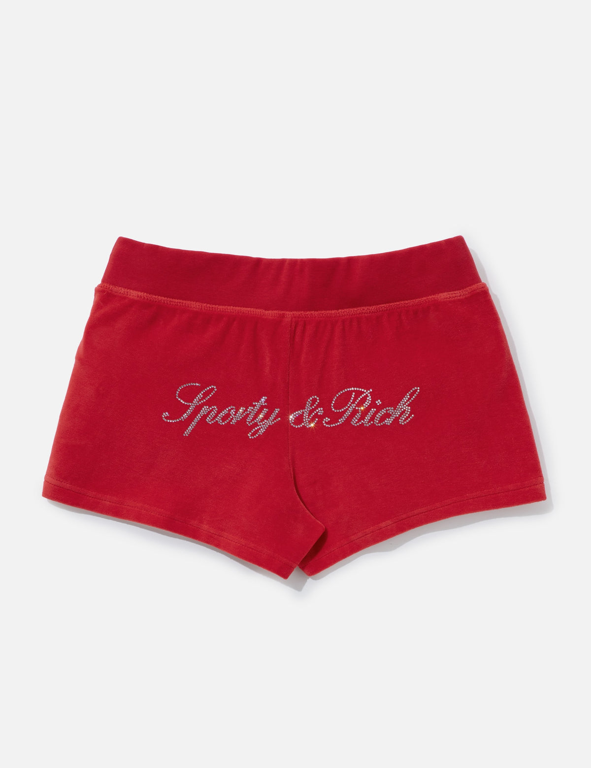 Sporty And Rich スポーティ＆リッチ【本物保証】 ショートパンツ ストリート系 レディース Signature Logo Krystal Short