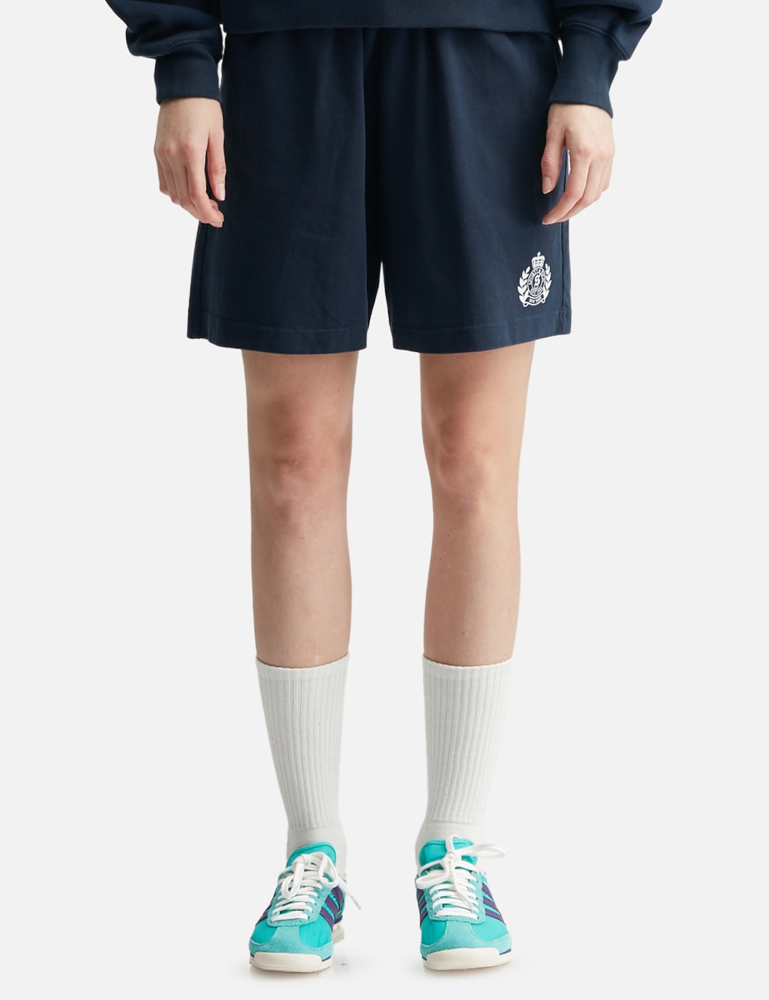 Sporty And Rich スポーティ＆リッチ 【本物保証】 ショートパンツ ストリート系 レディース NY Crest Gym Short