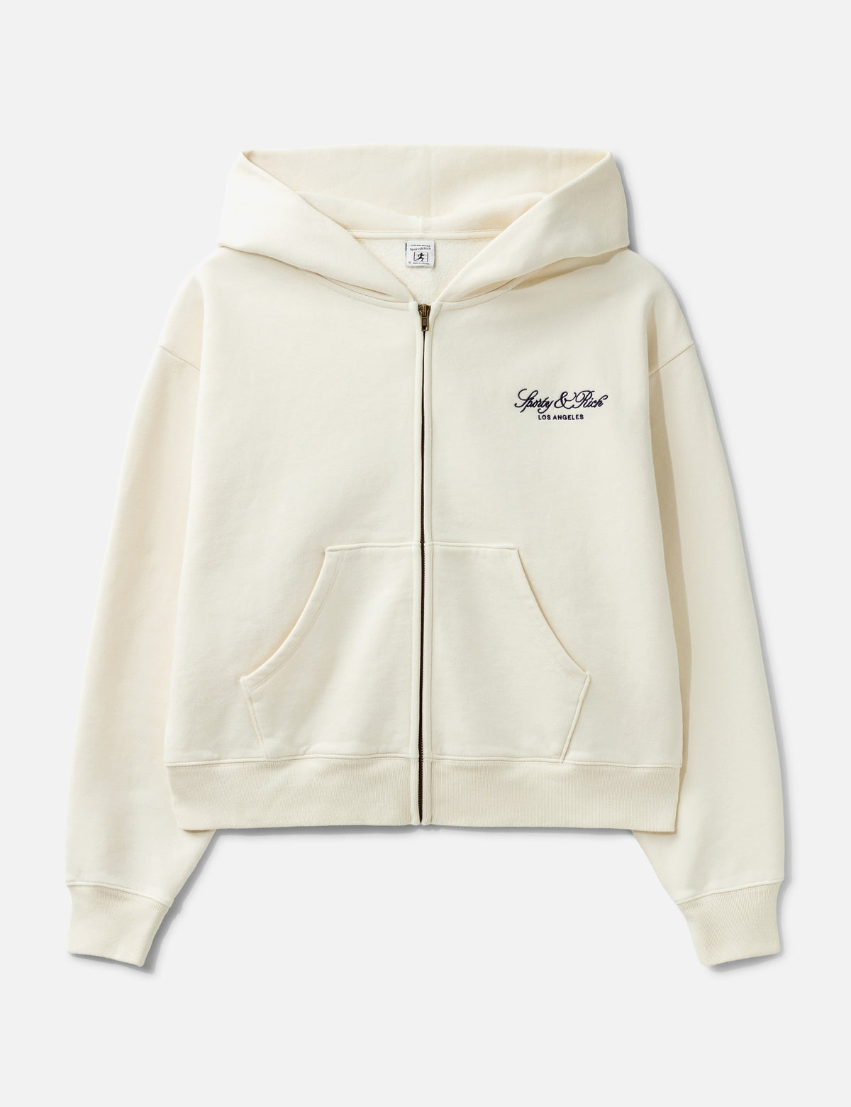 Sporty And Rich スポーティ＆リッチ 【本物保証】 パーカー ストリート系 レディース Vendome LA Embroidered Zip Hoodie