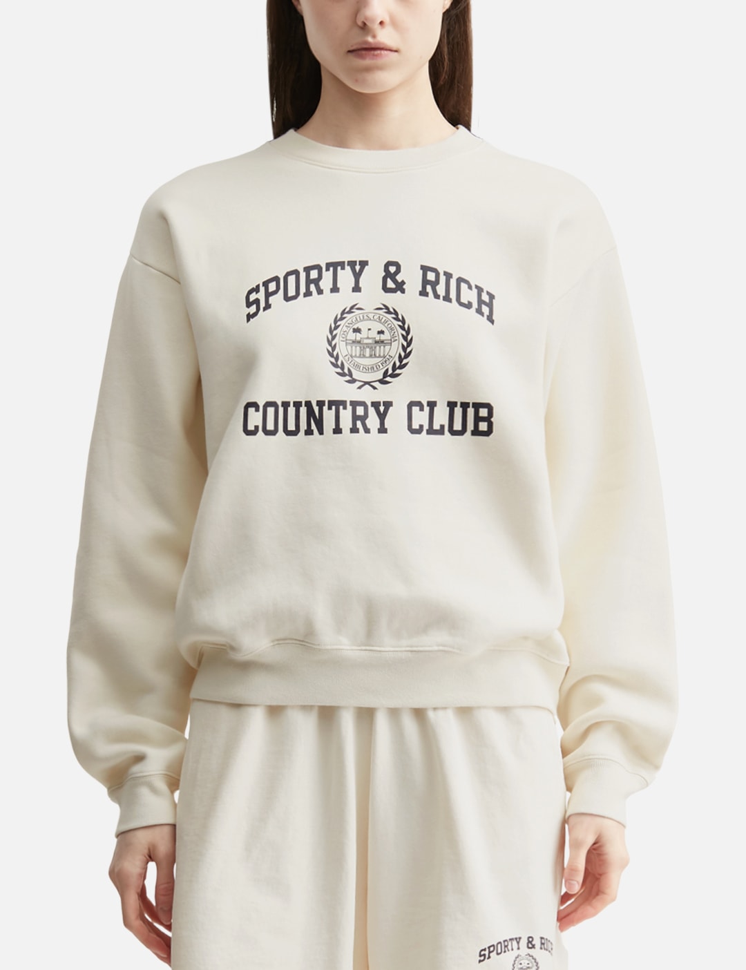 Sporty And Rich スポーティ＆リッチ 【本物保証】 ショートパンツ ストリート系 レディース Varsity Crest Gym Short