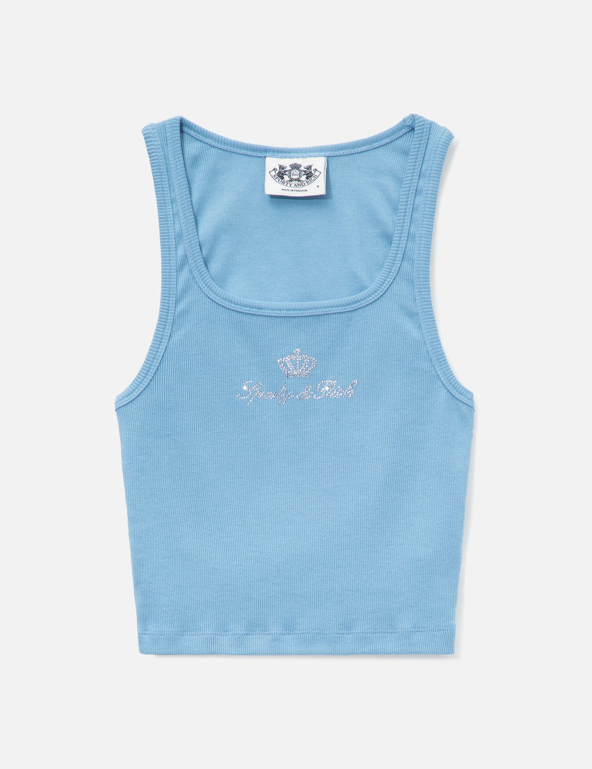 Sporty And Rich スポーティ＆リッチ 【本物保証】 Tシャツ ストリート系 レディース Sporty & Rich X Juicy Couture Crown Ribbed Tank
