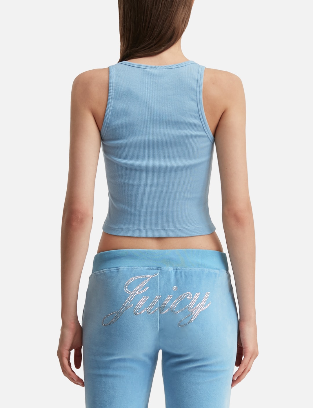 Sporty And Rich スポーティ＆リッチ 【本物保証】 Tシャツ ストリート系 レディース Sporty & Rich X Juicy Couture Crown Ribbed Tank