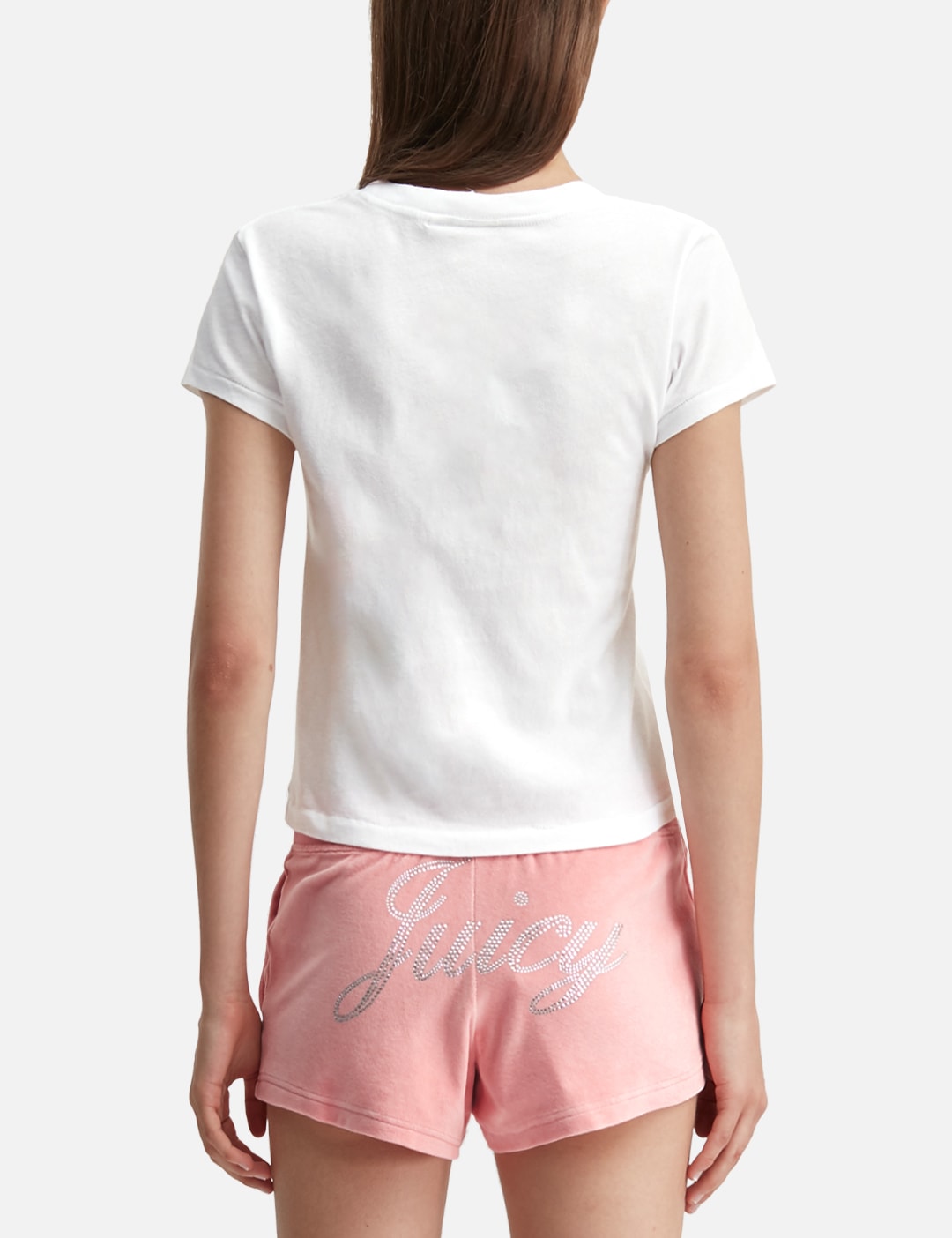 Sporty And Rich スポーティ＆リッチ 【本物保証】 Tシャツ ストリート系 レディース Sporty & Rich X Juicy Couture Juicy Emblem Essentials T-Shirt