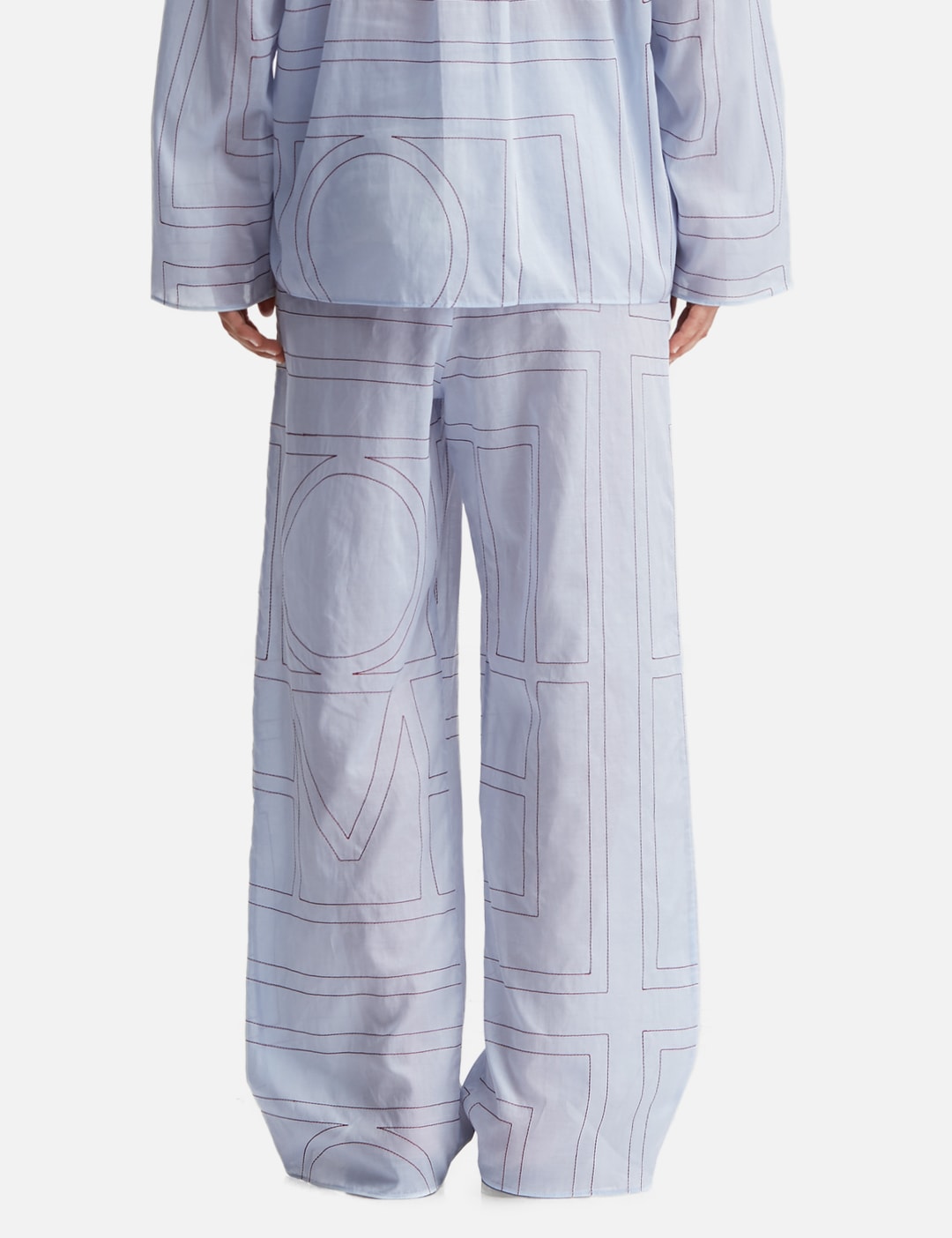 Toteme トテーム 【本物保証】 パンツ ストリート系 レディース Monogram Cotton-Blend PJ Bottoms