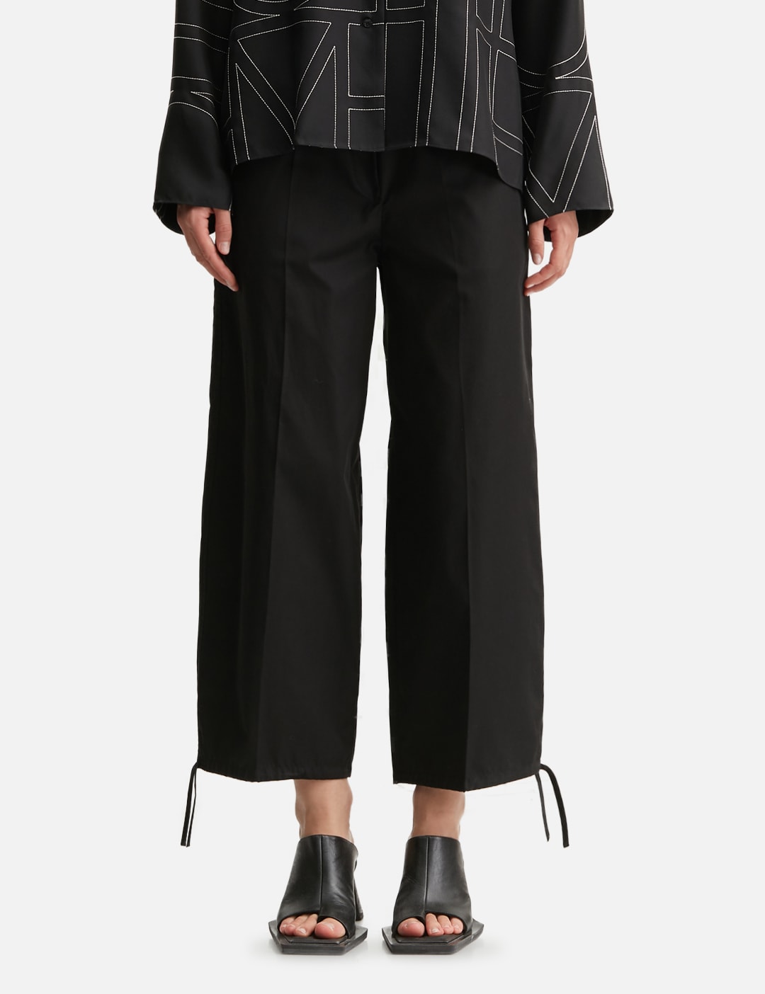Toteme トテーム 【本物保証】 パンツ ストリート系 レディース Cotton Drawstring Trousers