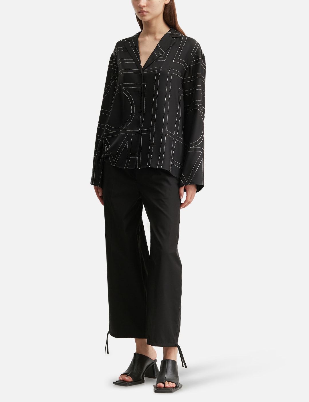 Toteme トテーム 【本物保証】 パンツ ストリート系 レディース Cotton Drawstring Trousers
