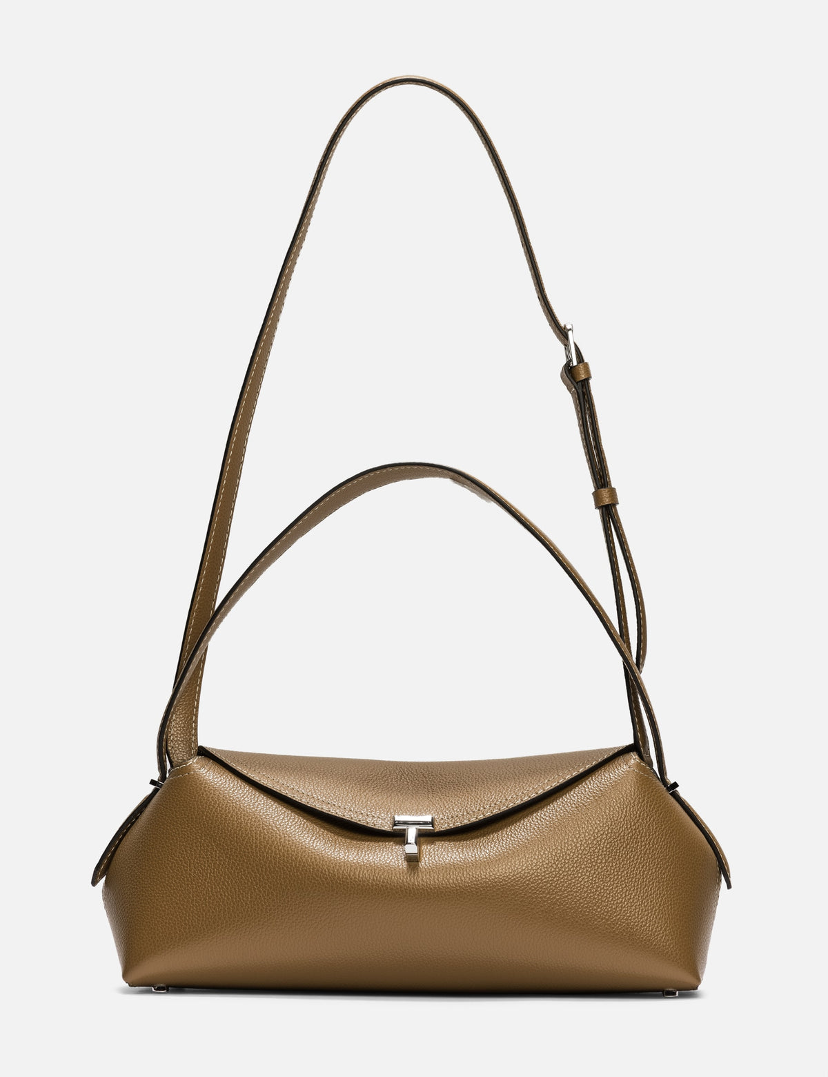 Toteme トテーム 【本物保証】 バッグ ストリート系 レディース T-Lock Grained-Leather Shoulder