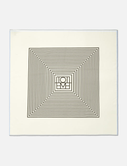 Toteme トテーム 【本物保証】 アクセサリー ストリート系 レディース Centered Monogram Silk Scarf
