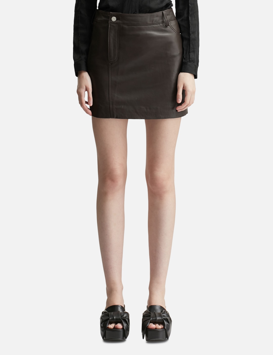 Won Hundred ウォン ハンドレッド 【本物保証】 スカート ストリート系 レディース Sia Leather Skirt