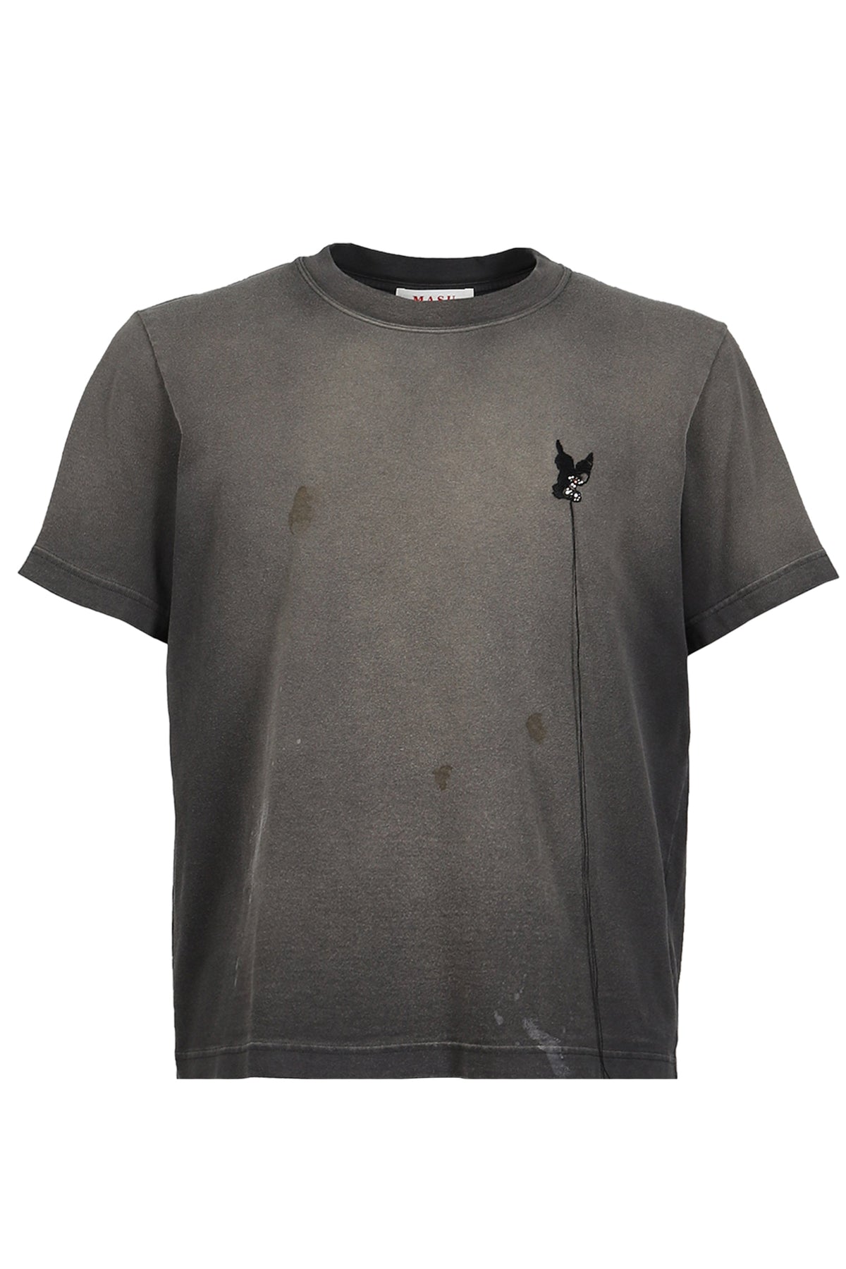 MASU エムエーエスユー 【本物保証】 パーカー、ストリートスタイル、メンズ WASTED BLACK ANGEL T-SHIRT / BLK