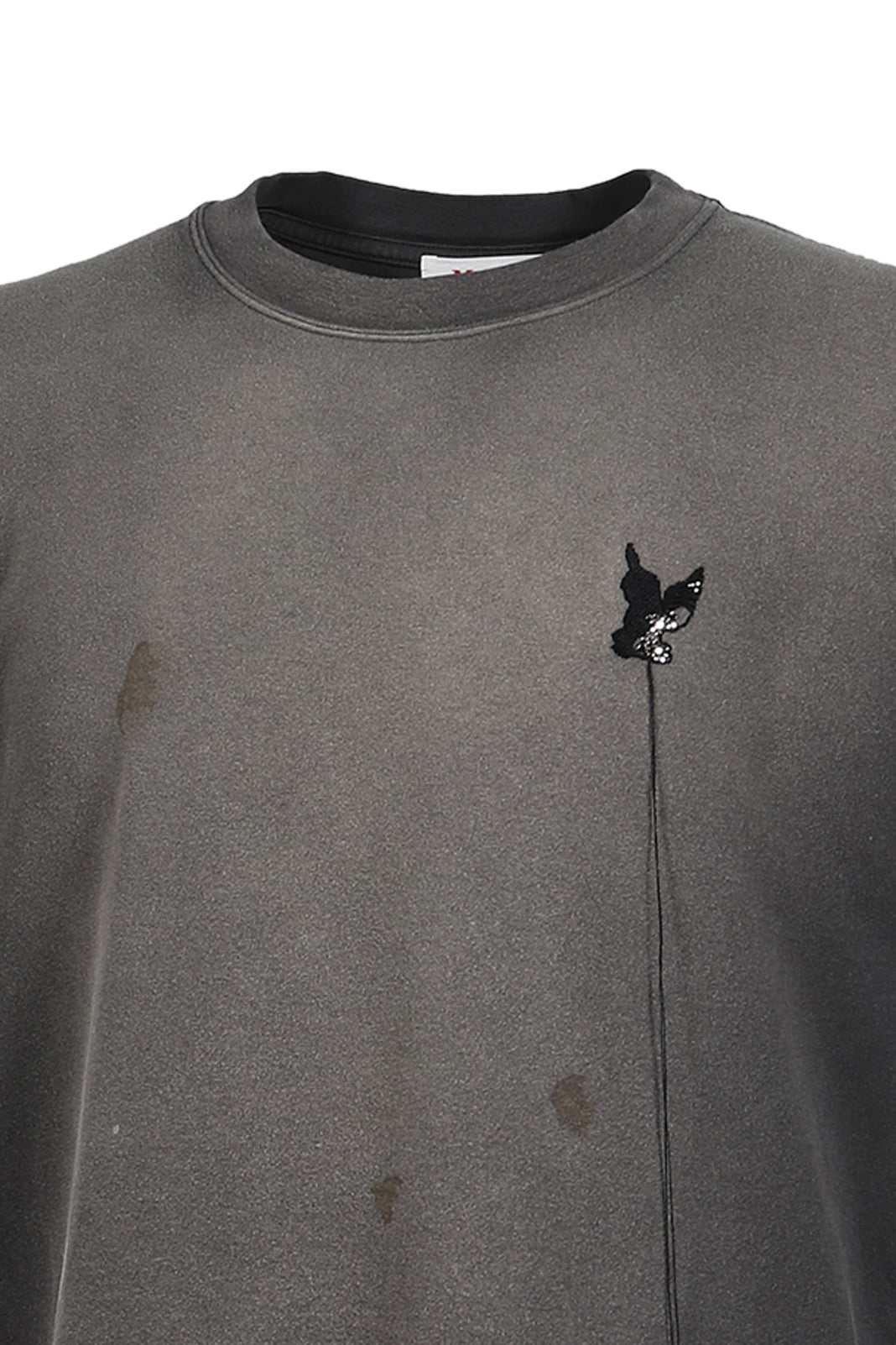 MASU エムエーエスユー 【本物保証】 パーカー、ストリートスタイル、メンズ WASTED BLACK ANGEL T-SHIRT / BLK