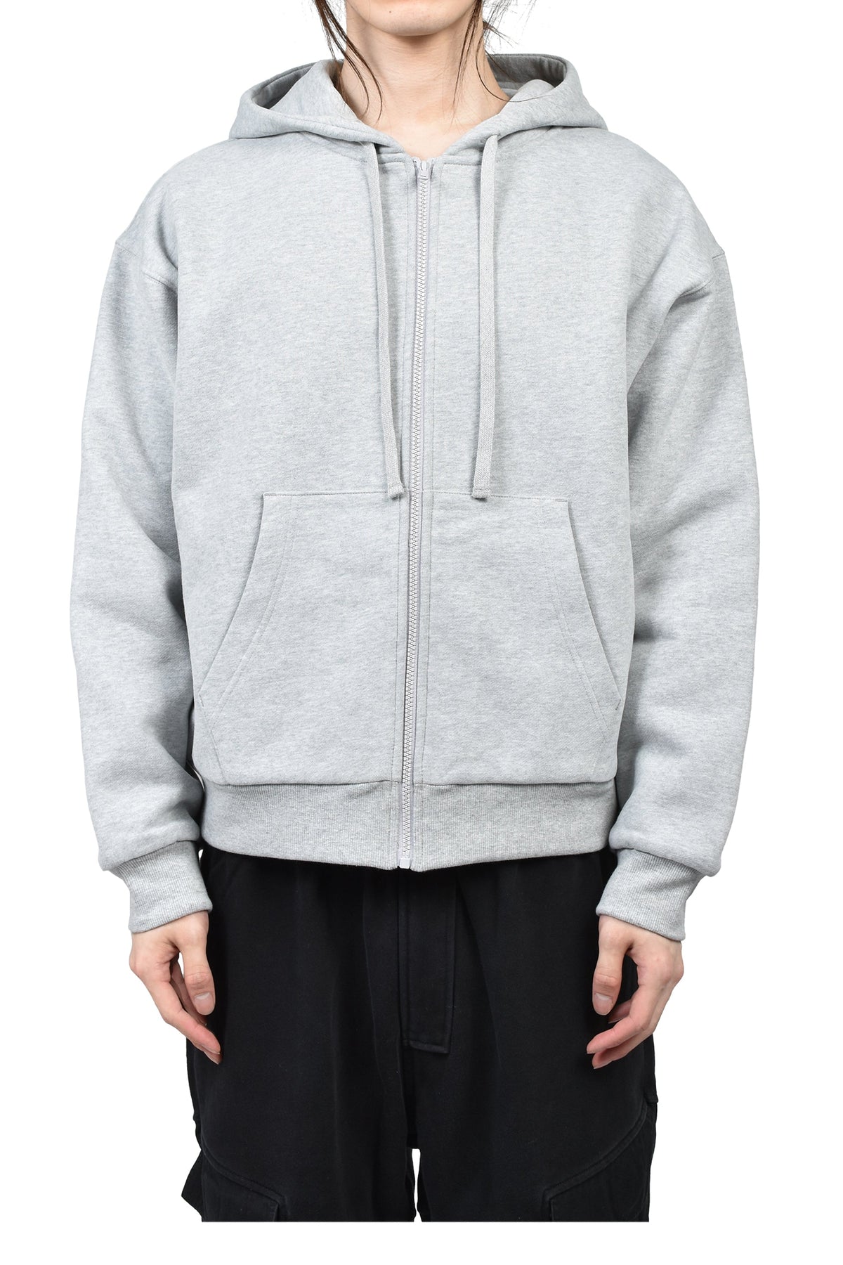Matthew M. Williams マシュー・M・ウィリアムズ【本物保証】 パーカー、ストリートスタイル、メンズ   DOUBLE LAYER ZIP UP HOODIE / GRY