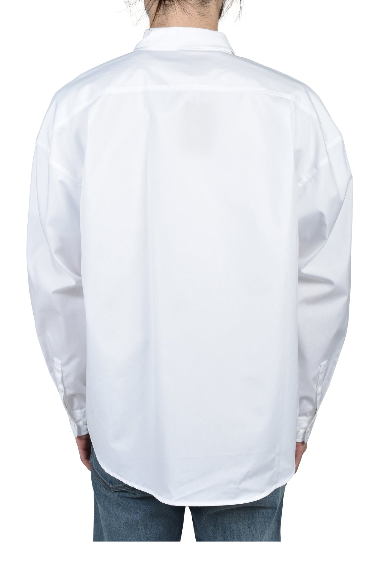 Matthew M. Williams マシュー・M・ウィリアムズ【本物保証】 Tシャツ、ストリートスタイル、メンズ  POPLIN BUTTON UP SHIRT / WHT