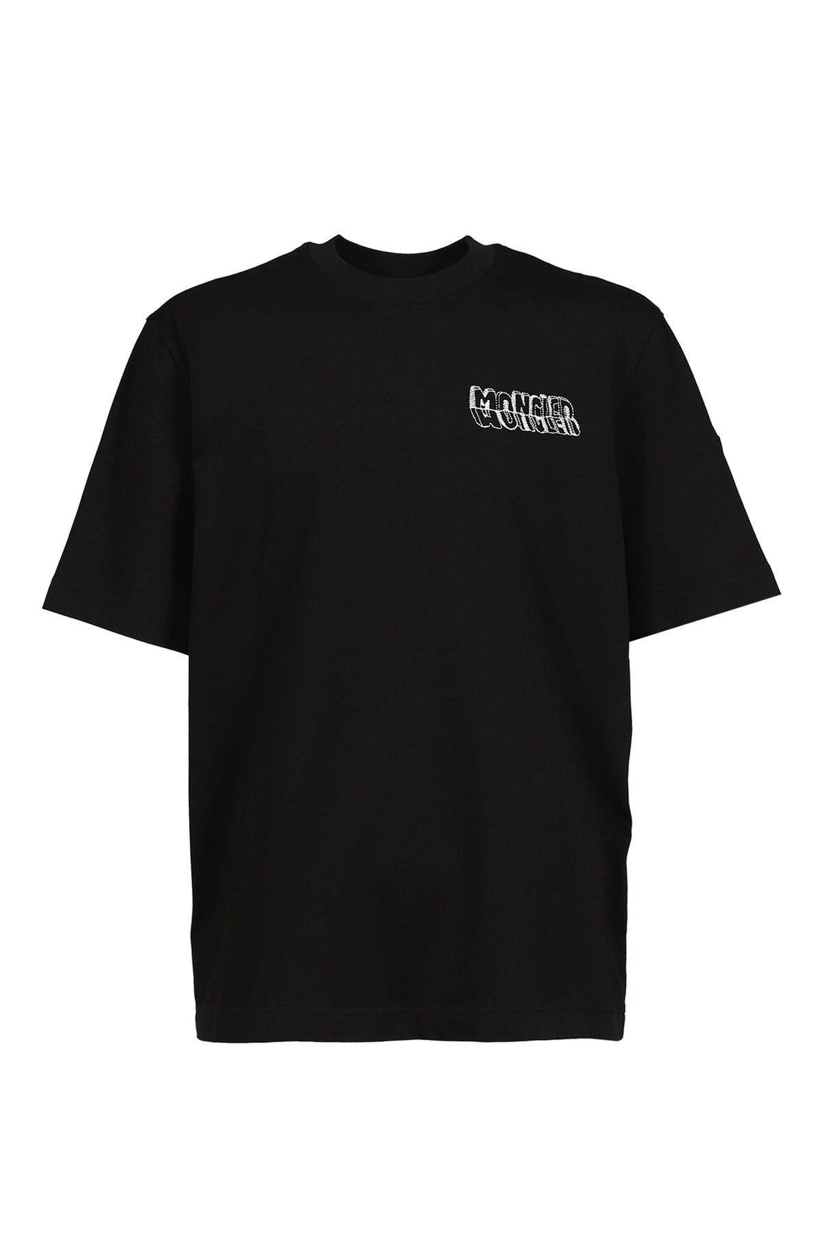 MONCLER モンクレール【本物保証】Tシャツ、ストリートスタイル、メンズ SS T-SHIRT / BLK
