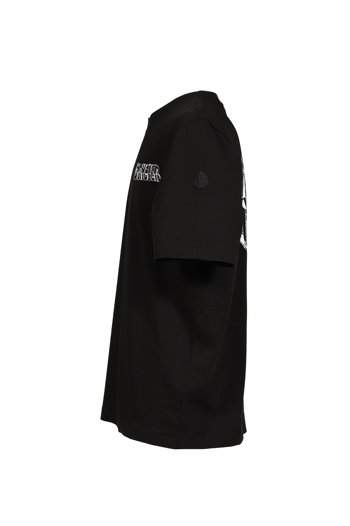 MONCLER モンクレール【本物保証】Tシャツ、ストリートスタイル、メンズ SS T-SHIRT / BLK