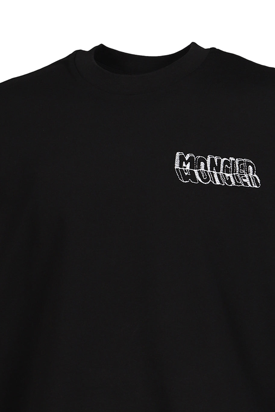 MONCLER モンクレール【本物保証】Tシャツ、ストリートスタイル、メンズ SS T-SHIRT / BLK