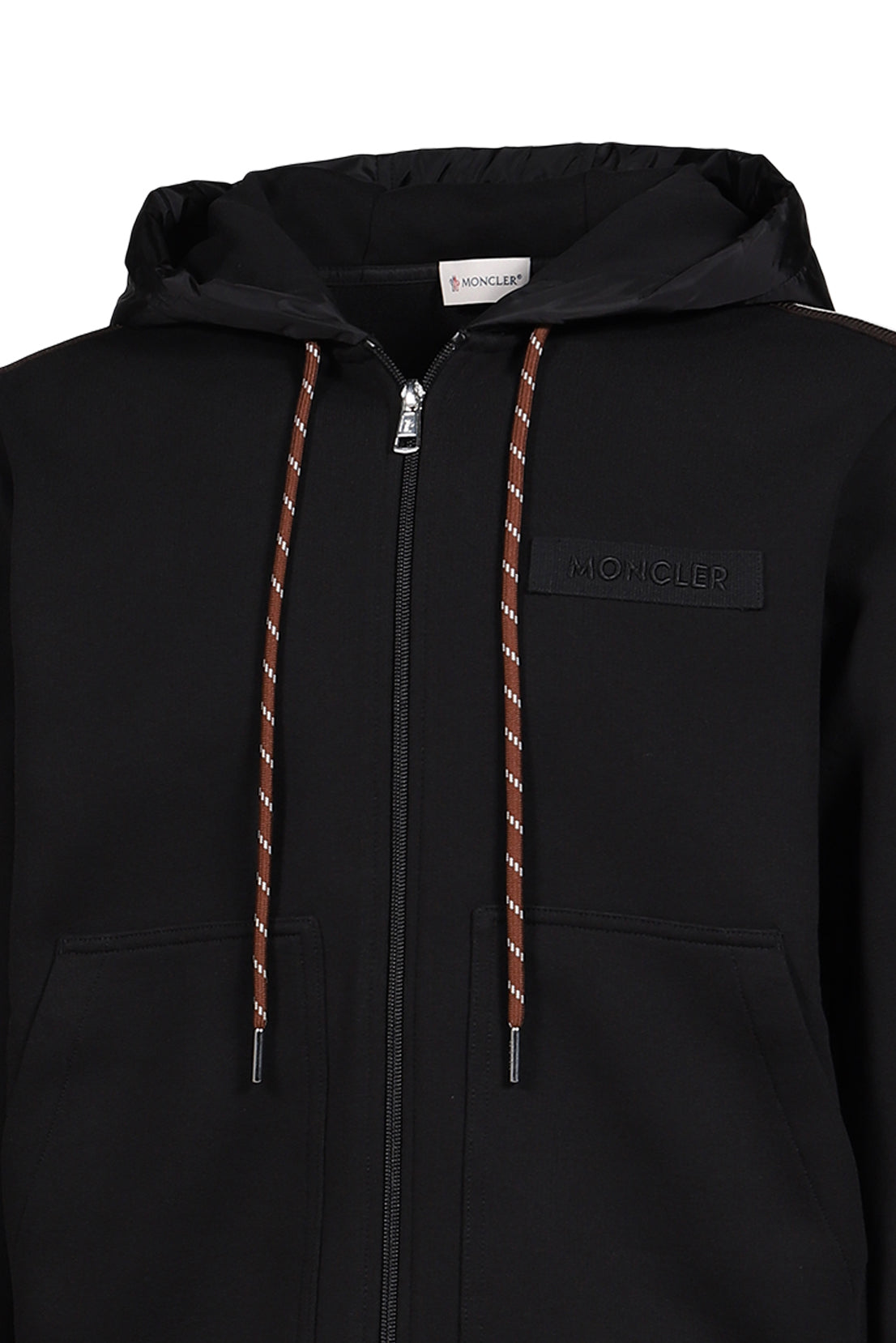 MONCLER モンクレール【本物保証】パーカー、ストリートスタイル、メンズ  ZIP UP CARDIGAN / BLK