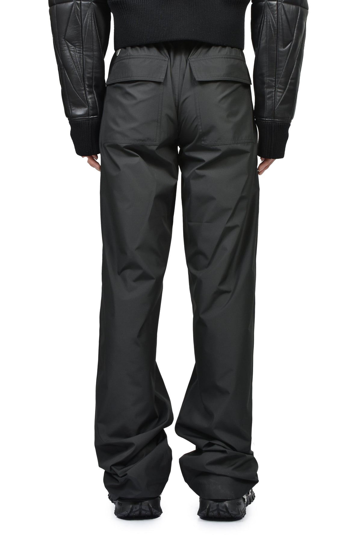 MONCLER + RICK OWENS モンクレール【本物保証】パンツ、ストリートスタイル、メンズ  DRAWSTRING PANTS / BLK