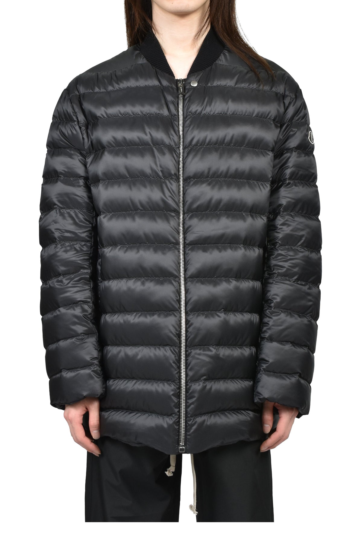 MONCLER + RICK OWENS モンクレール【本物保証】ダウンジャケット、ストリートスタイル、メンズ FLIGHT PARKA / BLK