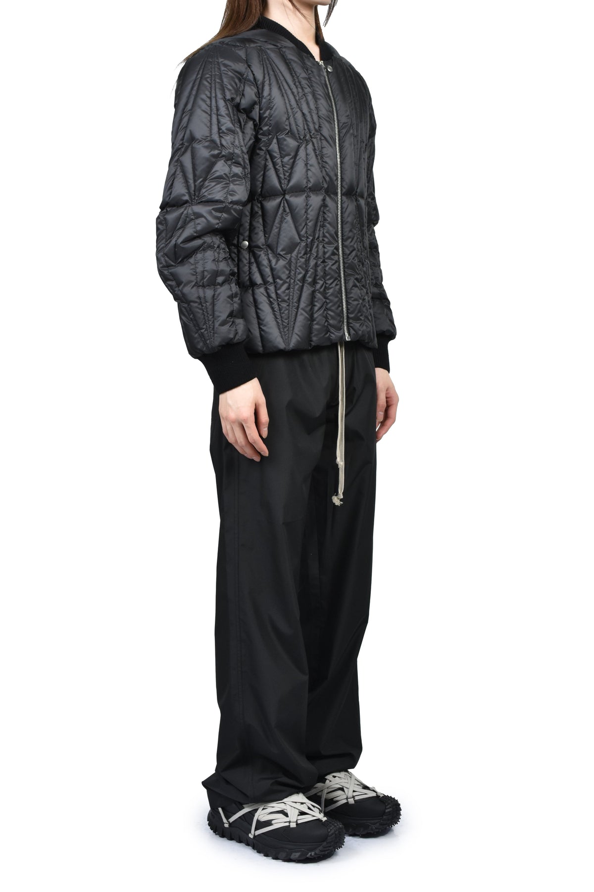 MONCLER + RICK OWENS モンクレール【本物保証】ジャケット、ストリートスタイル、メンズ GEOCAMO FLIGHT JACKET / BLK
