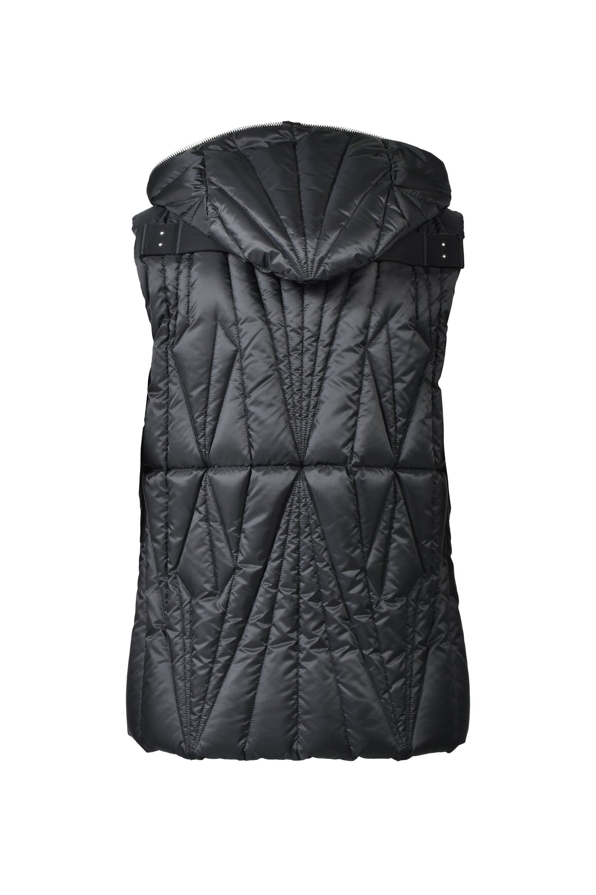MONCLER + RICK OWENS モンクレール【本物保証】ベスト、ストリートスタイル、メンズGEOCAMO ZIPLOCK VEST / BLK