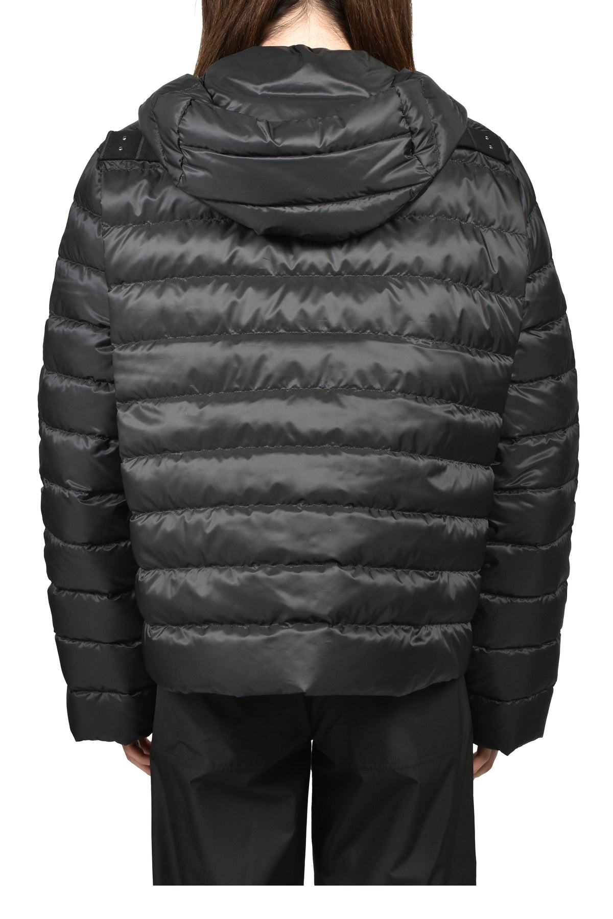 MONCLER + RICK OWENS モンクレール【本物保証】ダウンジャケット、ストリートスタイル、メンズ ZIPLOCK JACKET / BLK