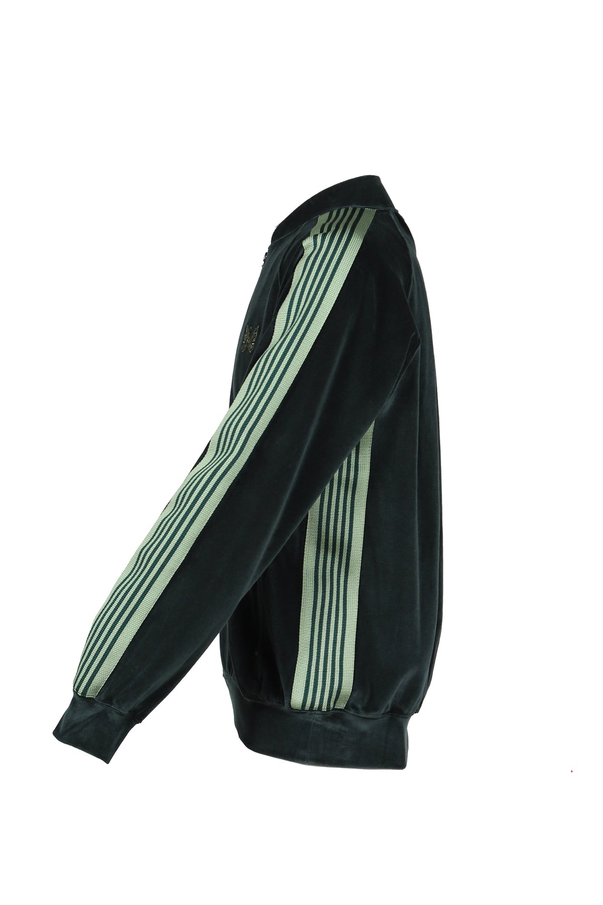 Needles ニードルス 【本物保証】 トラックジャケット ストリート系 メンズ RIB COLLAR TRACK JACKET - C/PE VELOUR / GRN