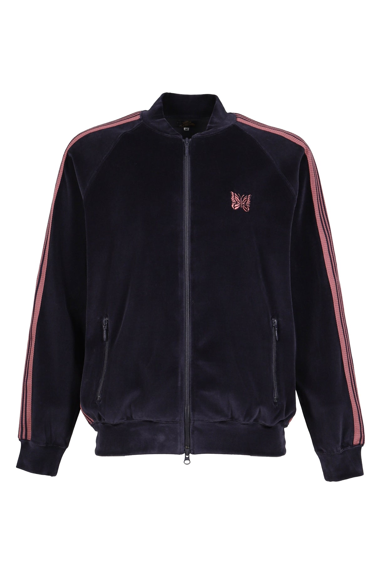 Needles ニードルス 【本物保証】 トラックジャケット ストリート系 メンズ RIB COLLAR TRACK JACKET - C/PE VELOUR / NVY