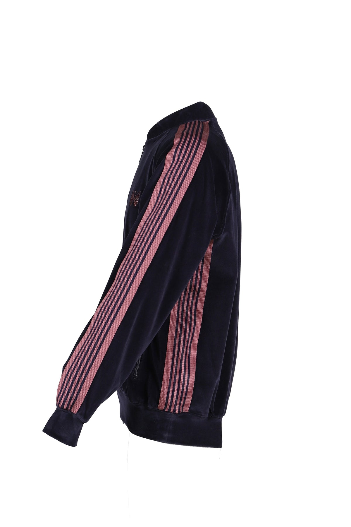 Needles ニードルス 【本物保証】 トラックジャケット ストリート系 メンズ RIB COLLAR TRACK JACKET - C/PE VELOUR / NVY