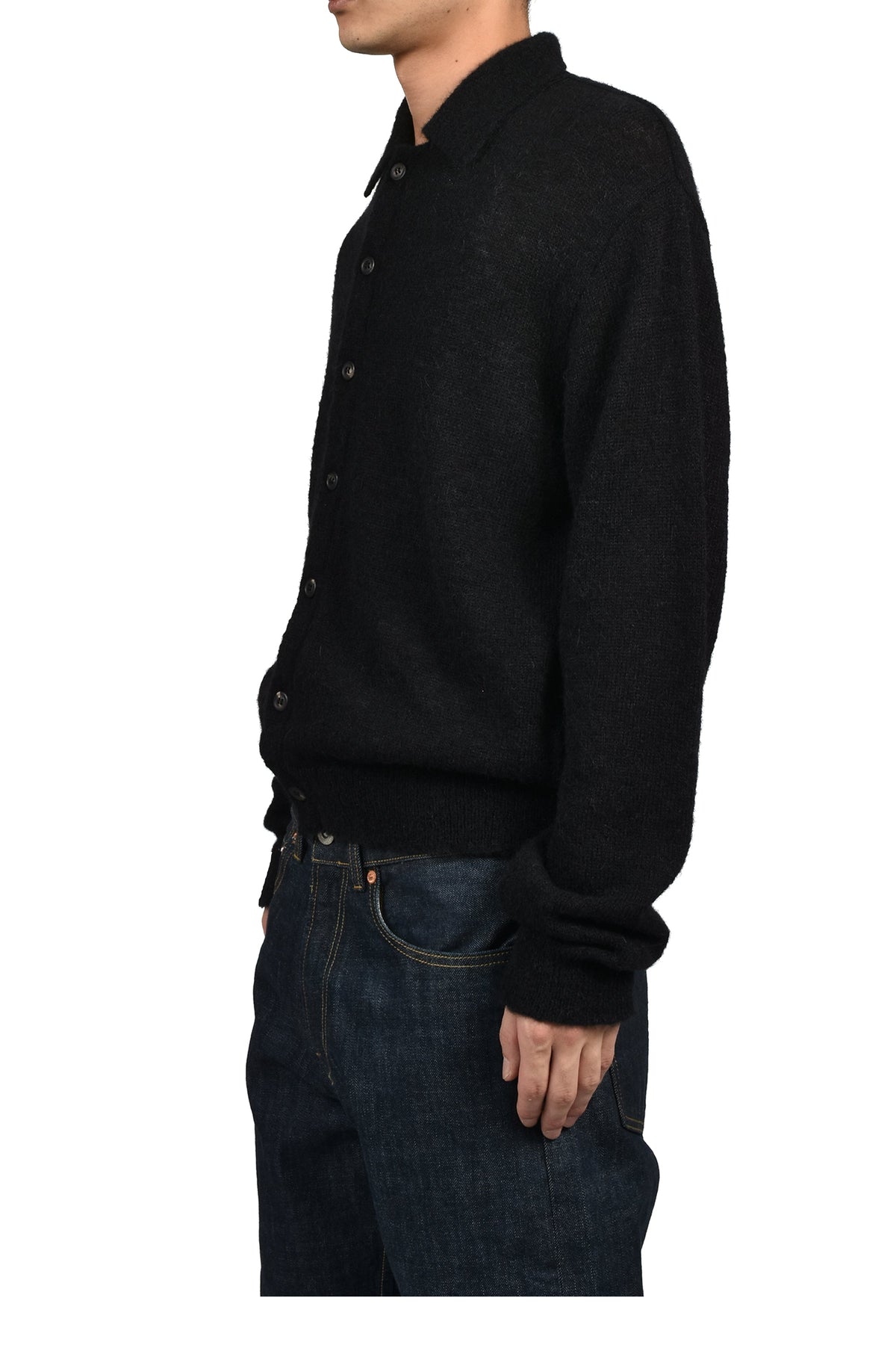 OUR LEGACY アワー レガシー 【本物保証】シャツ、ストリートスタイル、メンズ EVENING POLO / BLK