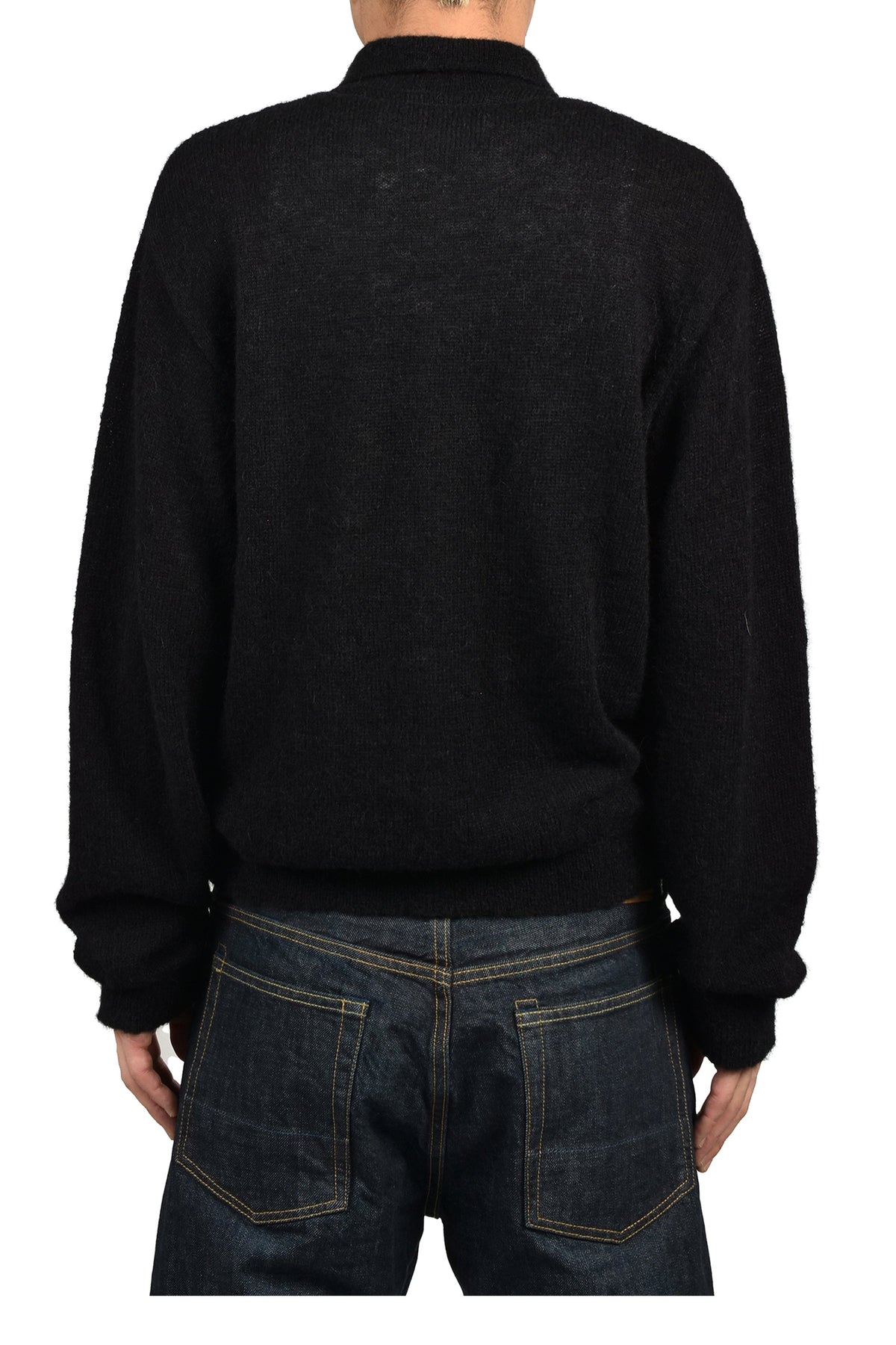 OUR LEGACY アワー レガシー 【本物保証】シャツ、ストリートスタイル、メンズ EVENING POLO / BLK