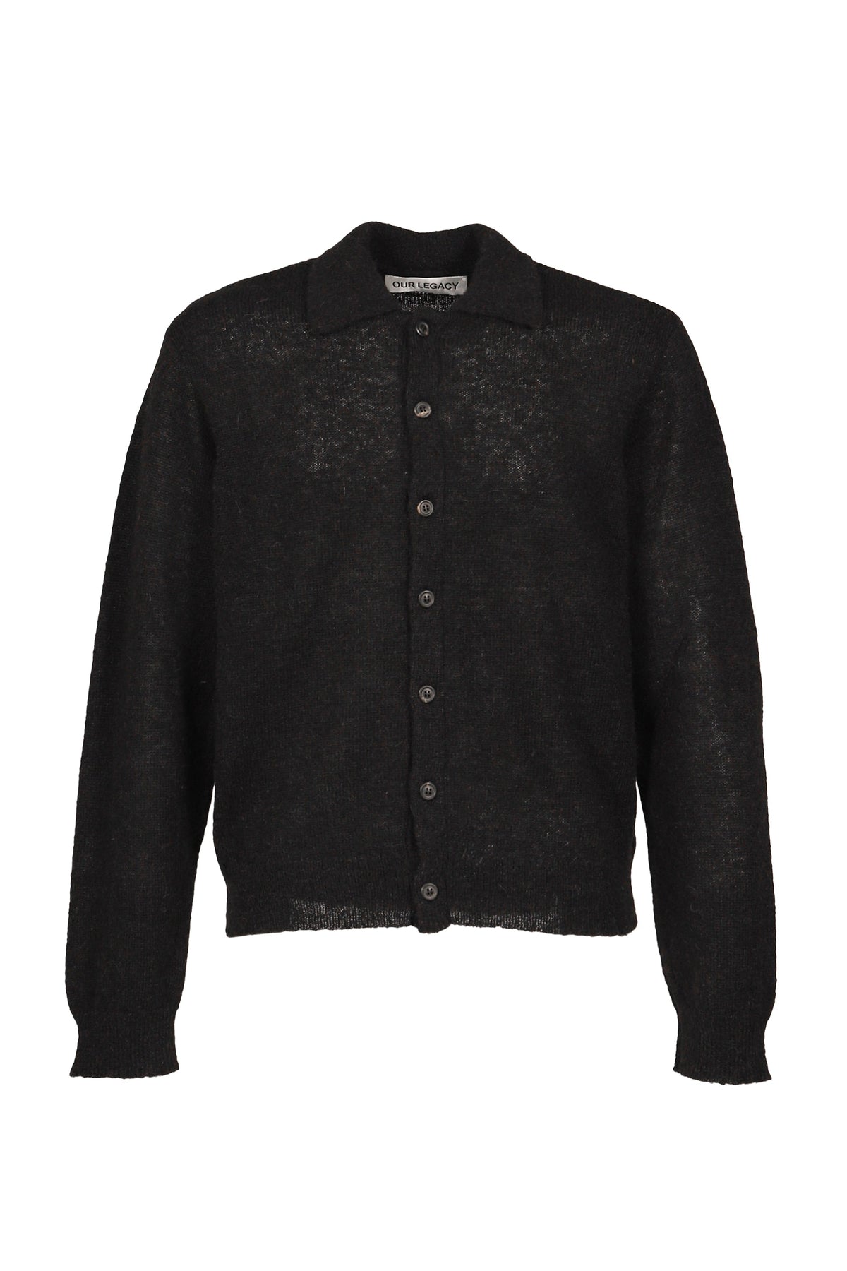 OUR LEGACY アワー レガシー 【本物保証】シャツ、ストリートスタイル、メンズ EVENING POLO / BLK