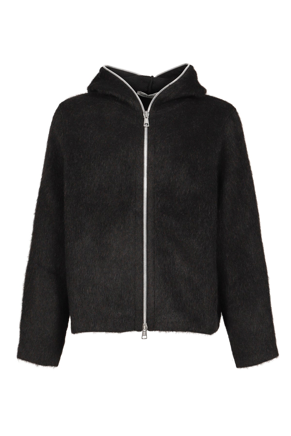 OUR LEGACY アワー レガシー 【本物保証】 ニット ストリート系 メンズ FULL ZIP HOOD / BLK