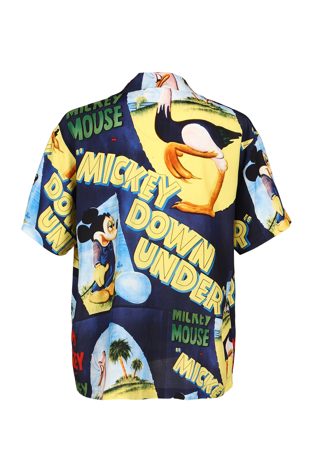 PORTER CLASSIC 【本物保証】 シャツ ストリート系 メンズ DISNEY VP / PC ALOHA COLLECTION ALOHA SHIRT / MICKEY & BIRD / NVY