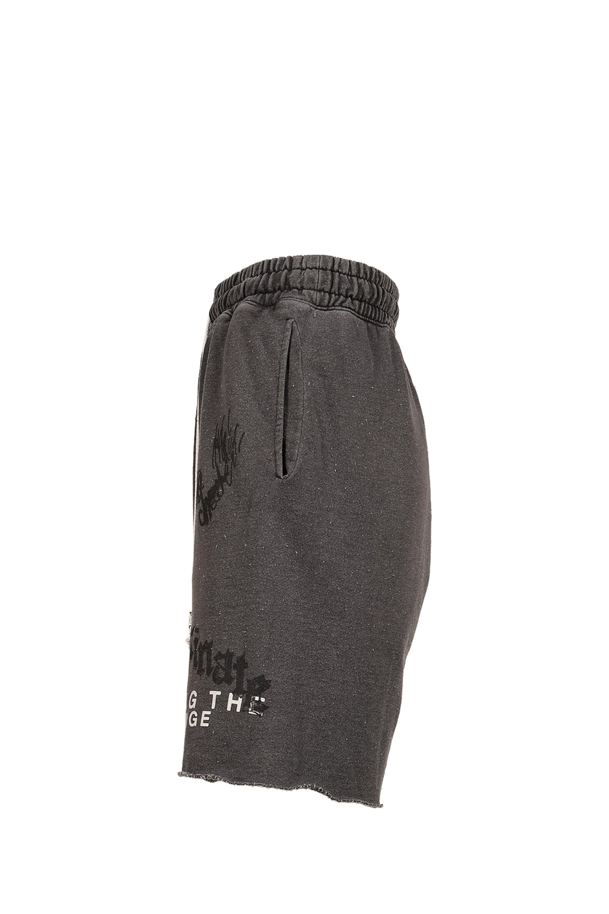 Paly Hollywood  ペイリーハリウッド【本物保証】 スウェットショーツ、ストリートスタイル、メンズ CARRY THE MESSAGE SWEAT SHORT / BLK