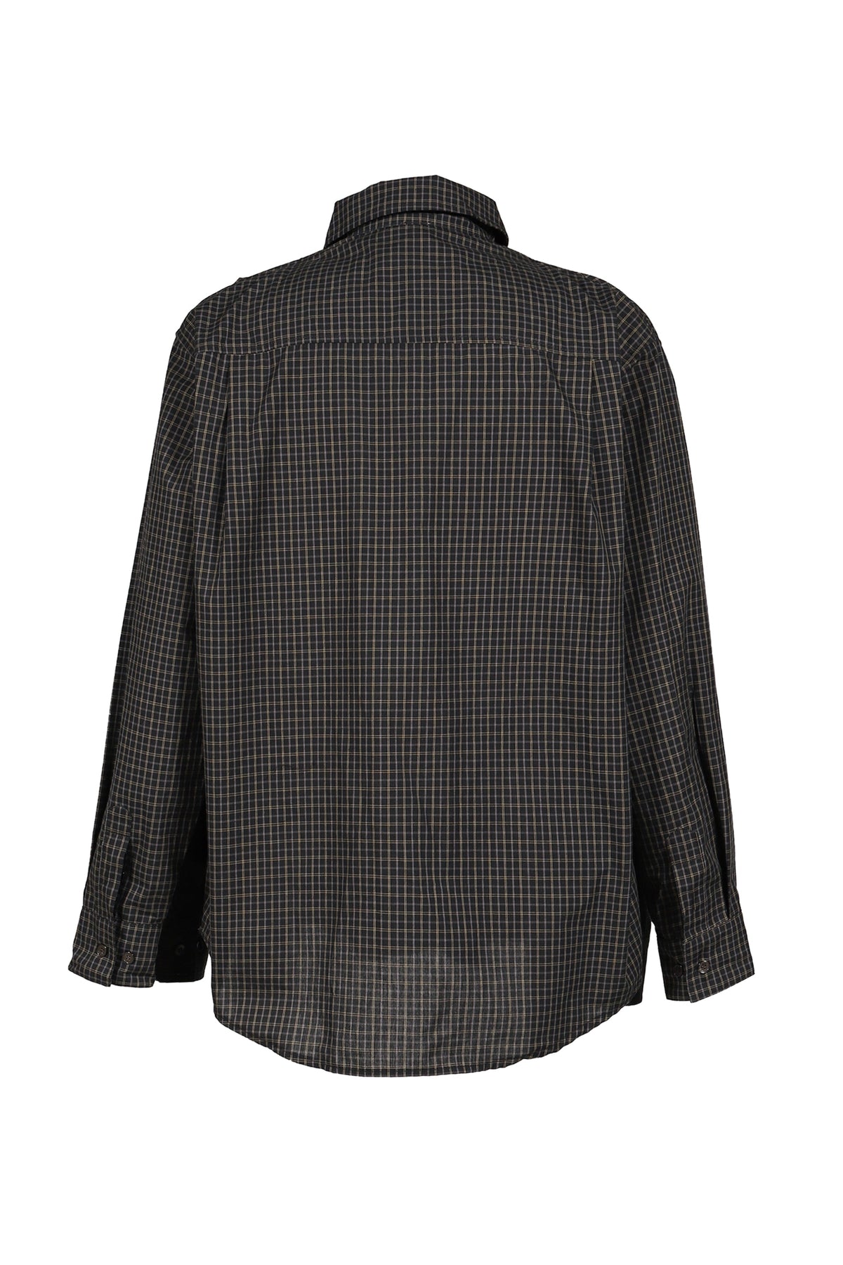 Protocol Index プロトコル一覧 【本物保証】 シャツ ストリート系 メンズ FOUR HANDS CHECK SHIRTS / BLK