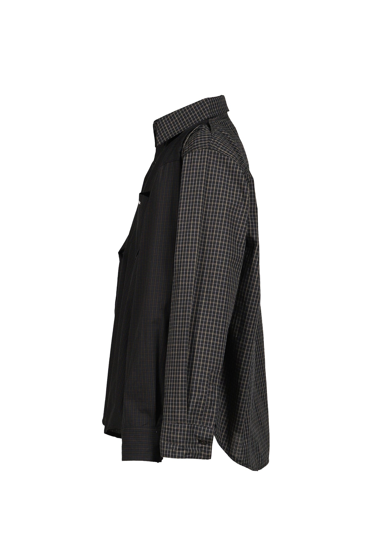 Protocol Index プロトコル一覧 【本物保証】 シャツ ストリート系 メンズ FOUR HANDS CHECK SHIRTS / BLK