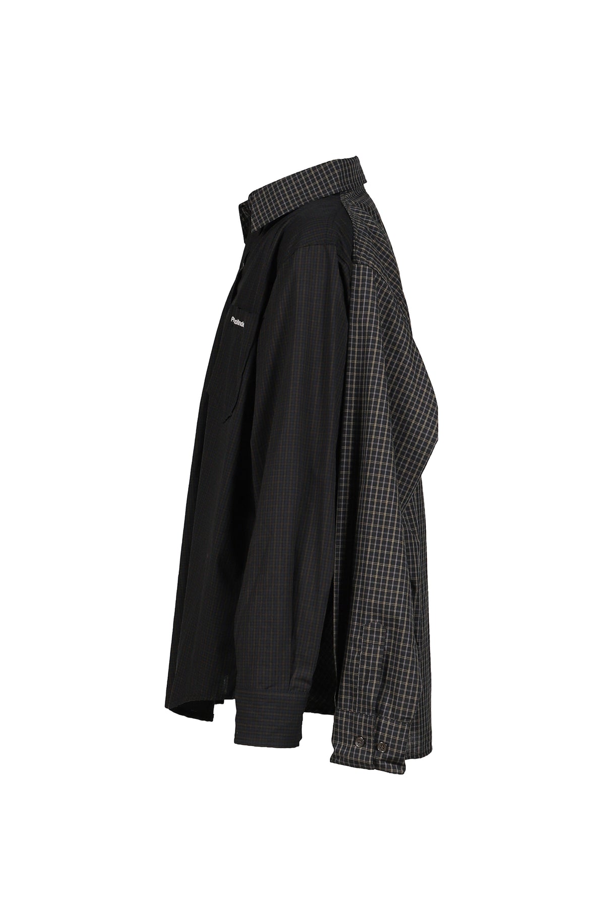 Protocol Index プロトコル一覧 【本物保証】 シャツ ストリート系 メンズ FOUR HANDS CHECK SHIRTS / BLK