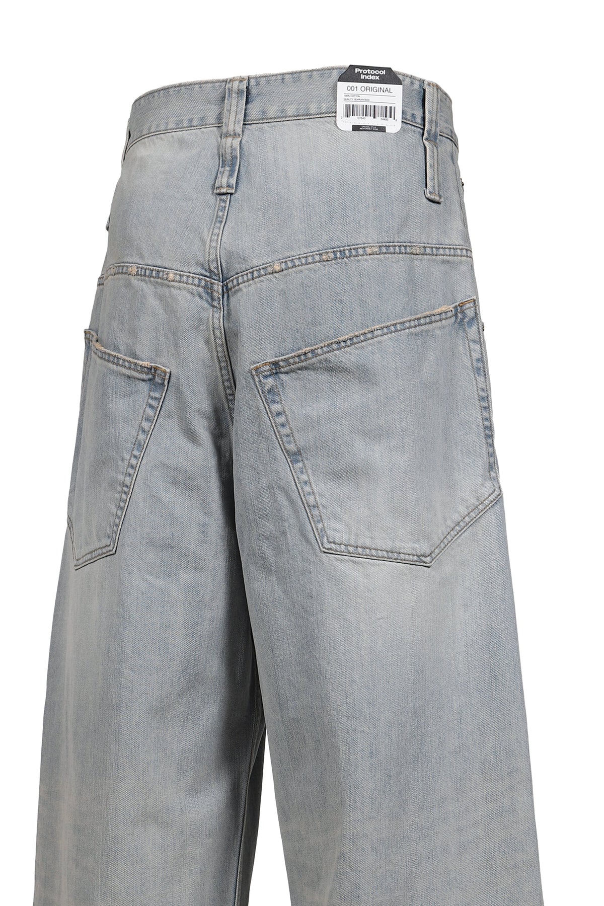 Protocol Index プロトコル一覧 【本物保証】 デニムパンツ ストリート系 メンズ RETRO DENIM PANTS / BLU