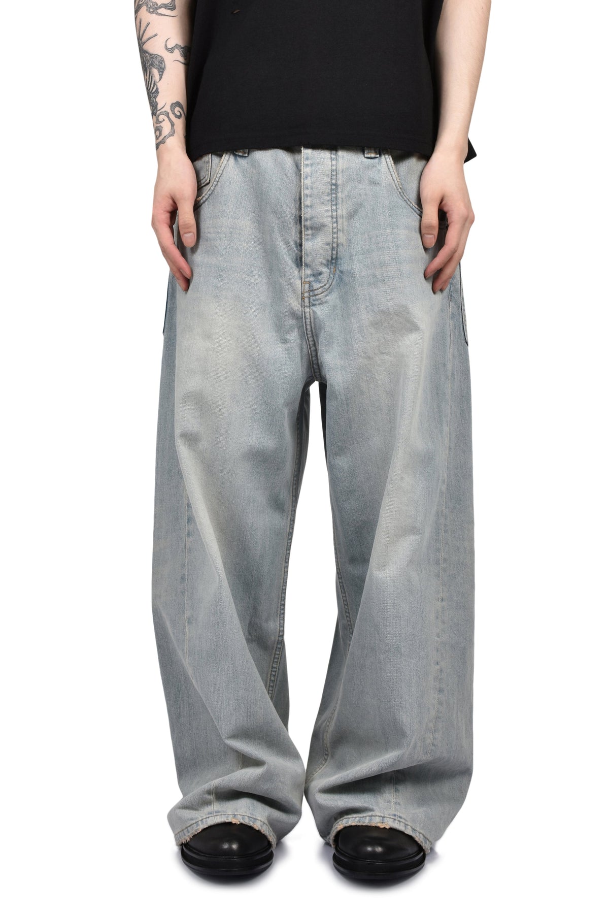 Protocol Index プロトコル一覧 【本物保証】 デニムパンツ ストリート系 メンズ RETRO DENIM PANTS / BLU